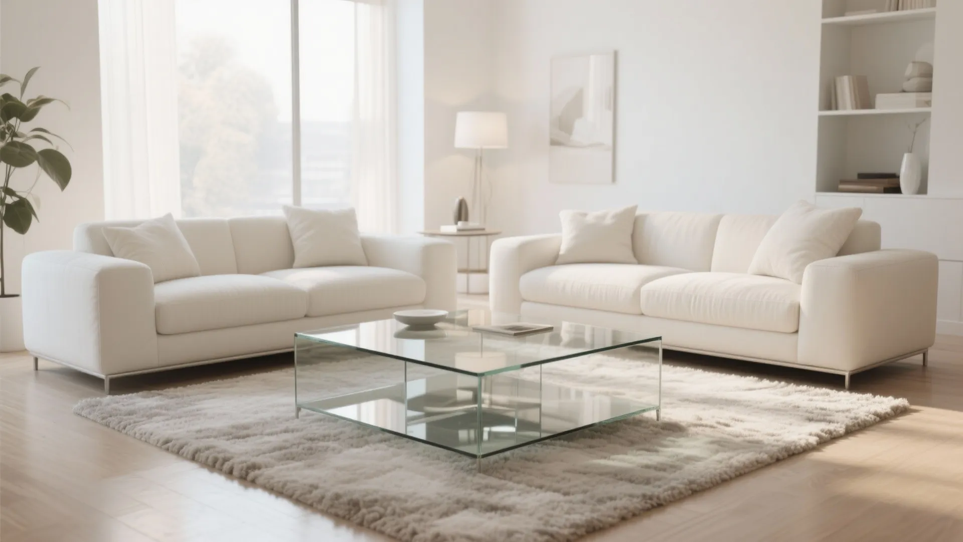 Glass Coffee Tables for Lightness