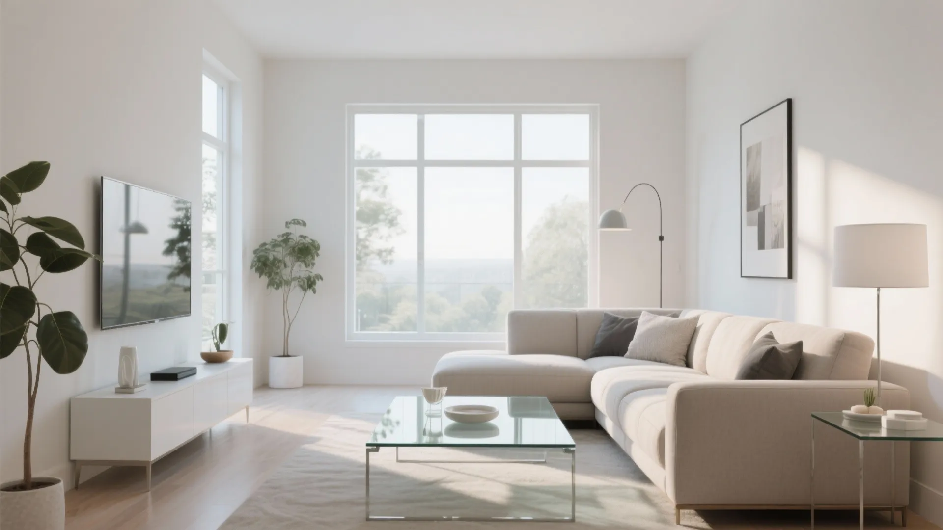 8. Glass Coffee Table for Lightness