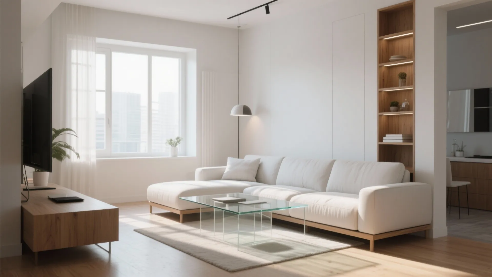 6. Glass Coffee Table Pairing