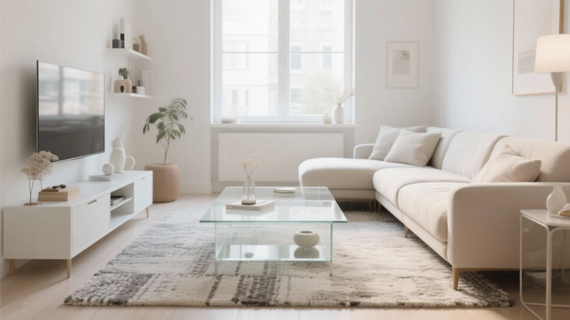 6. Glass Coffee Table