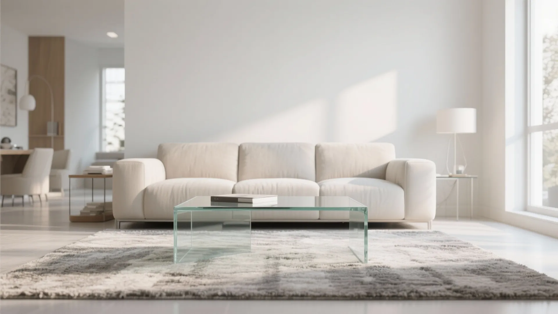 9. Glass Coffee Table