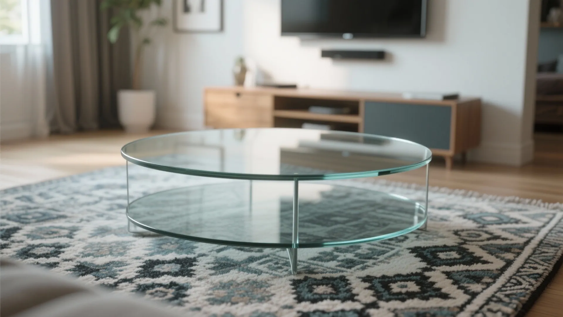 Adding a Glass Coffee Table