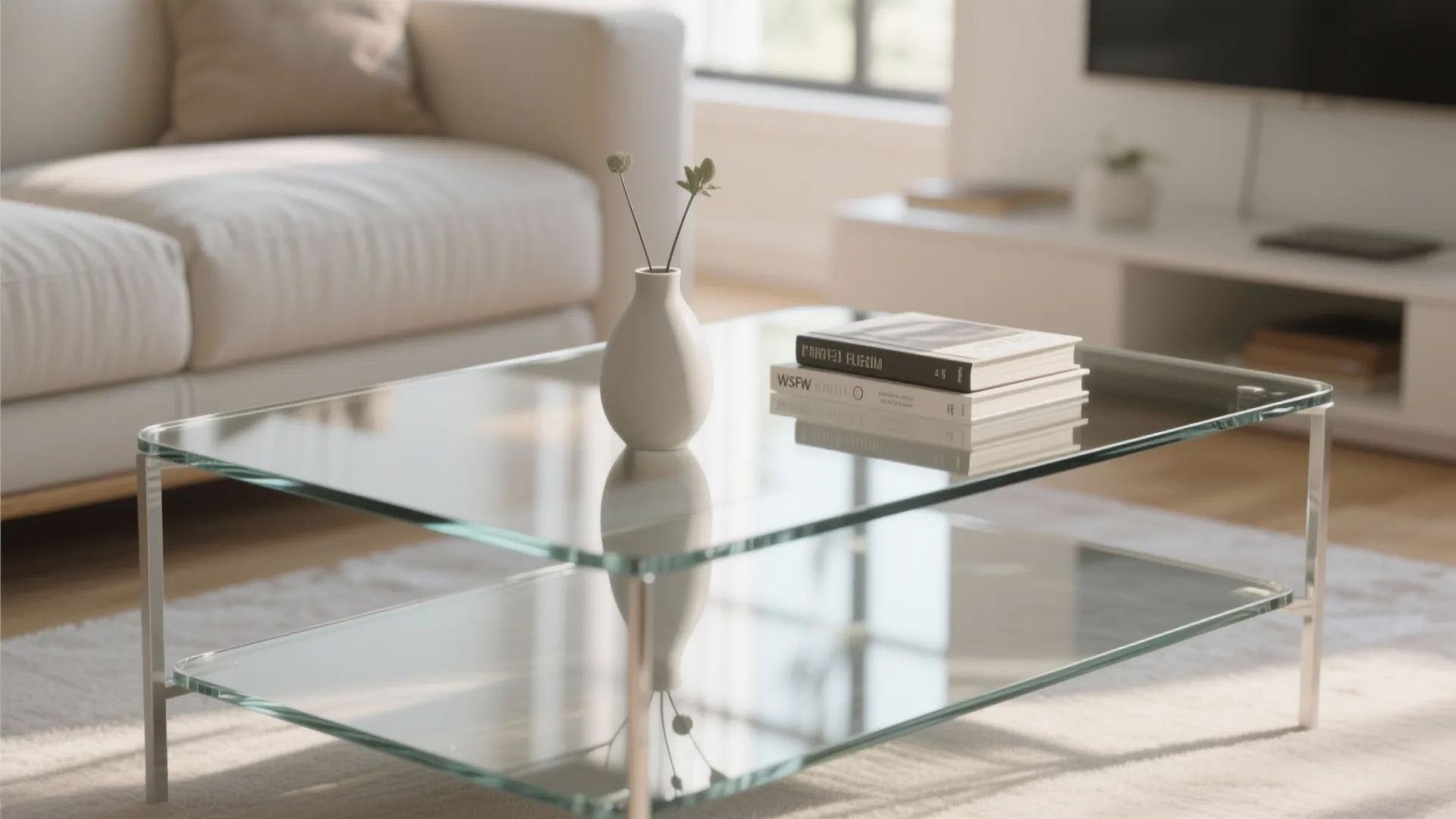 Glass Coffee Tables for Openness