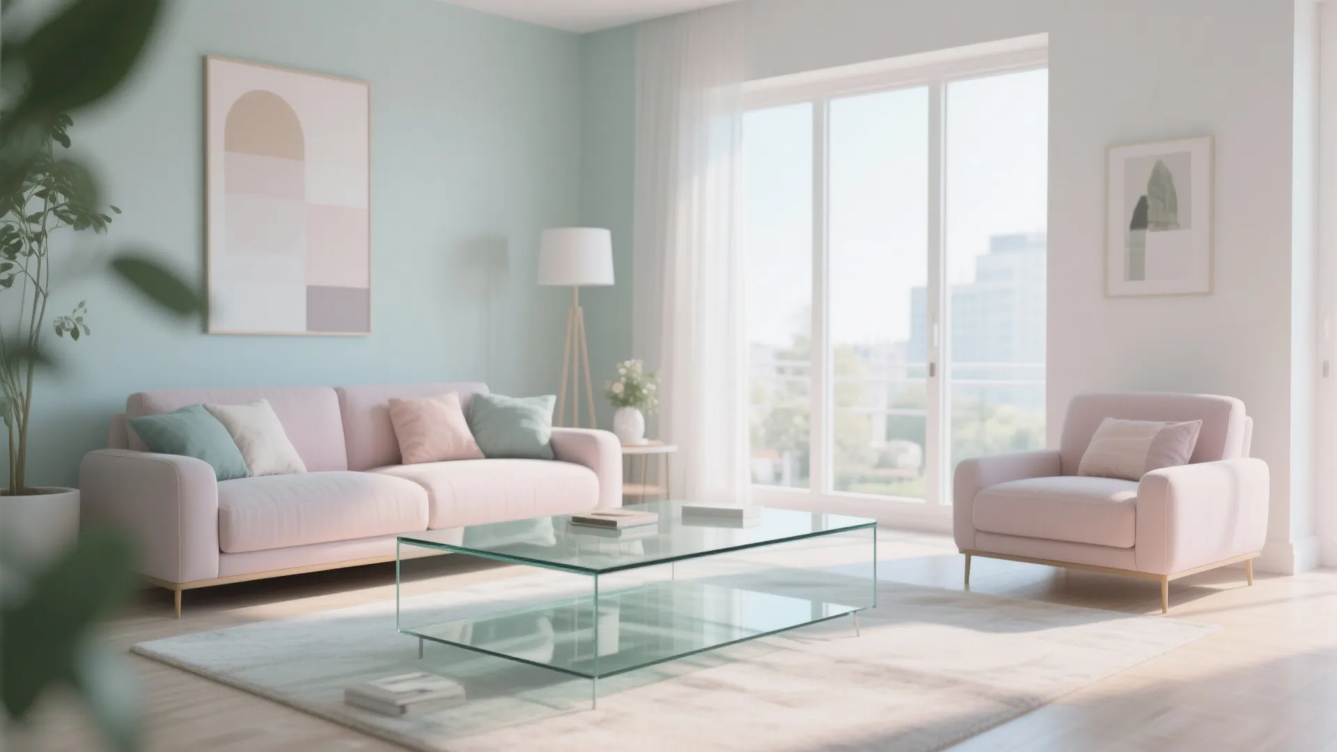 8. Glass Coffee Table