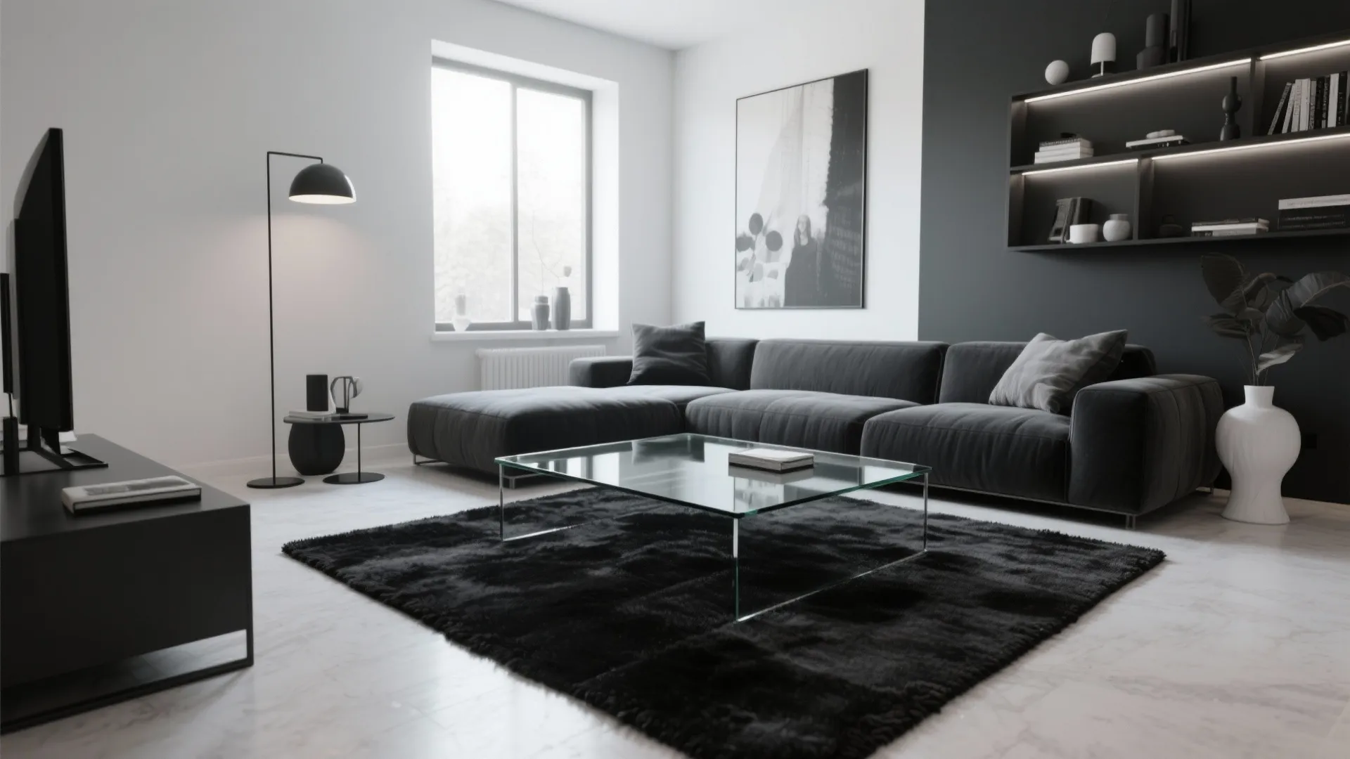 4. Glass Coffee Table for Lightness