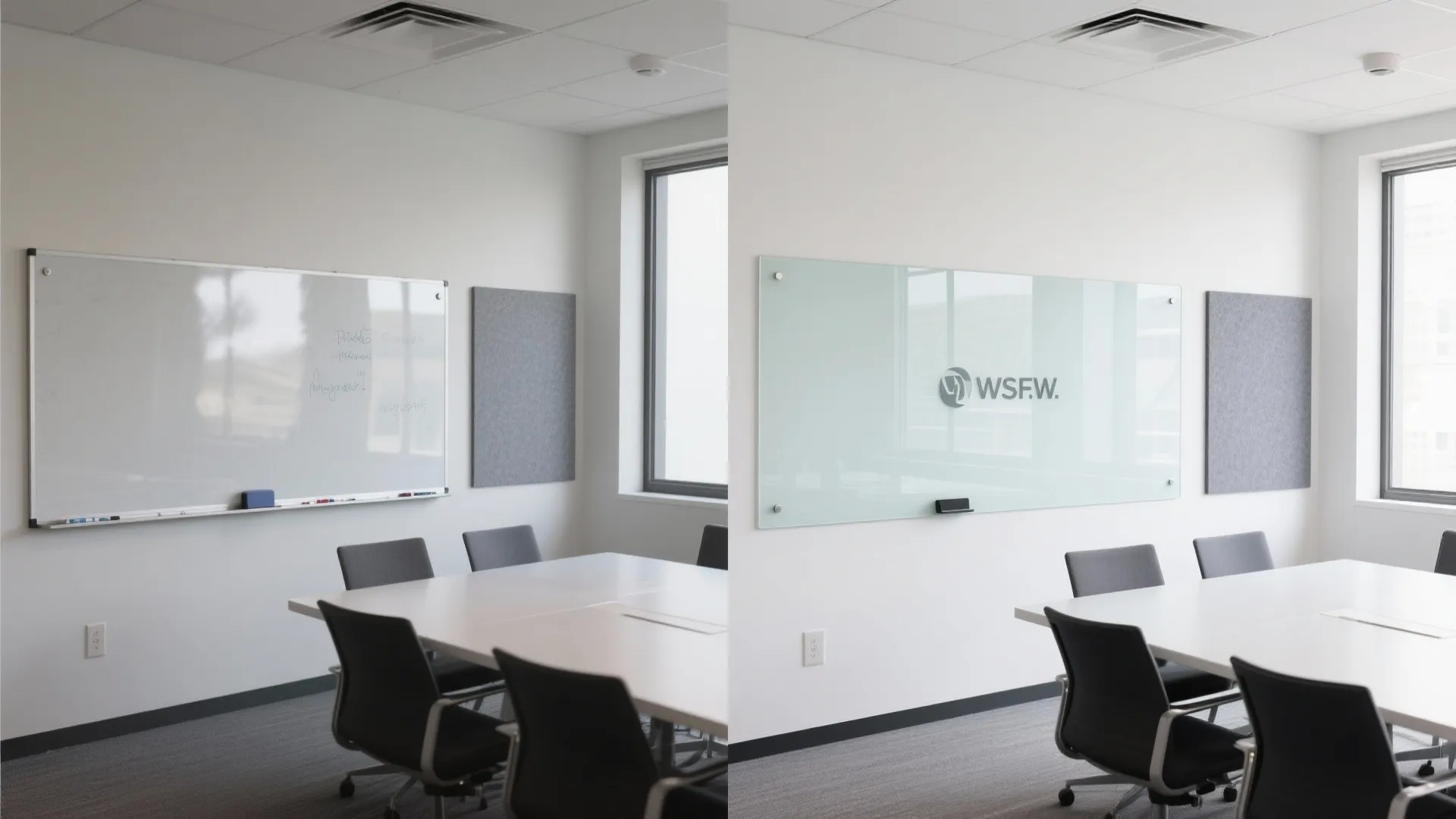 Writable Glass and Back-Painted Panels for Clarity