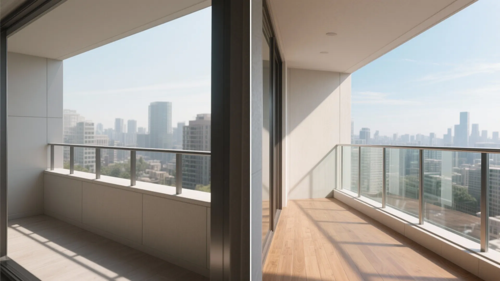 Transparent Glass Balustrades for Light and Views