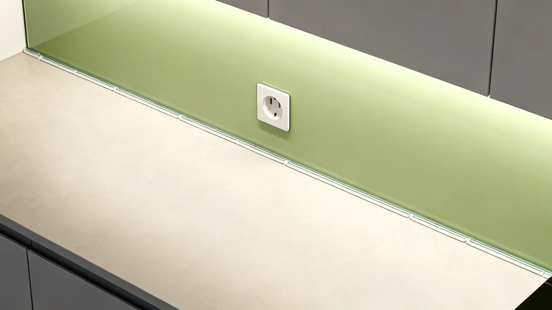 Glass Backsplash for Light, Shine, and Easy Cleaning