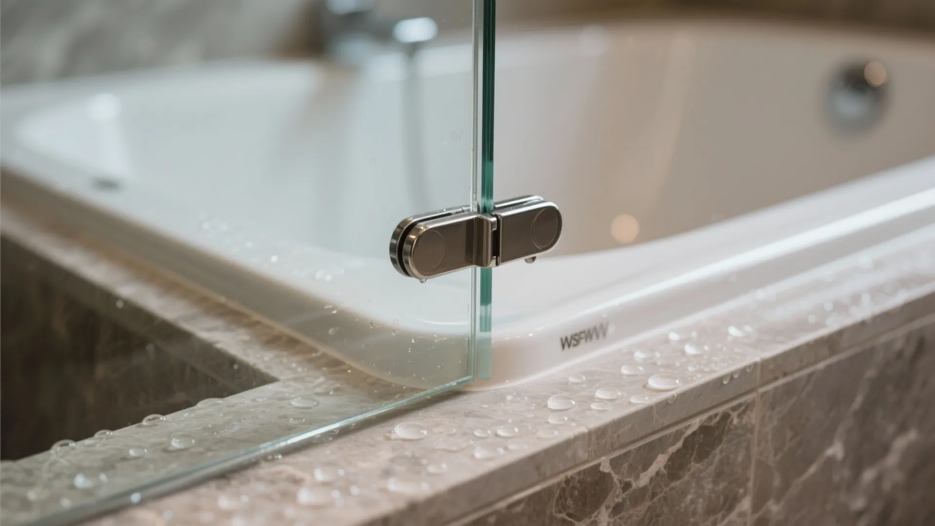 Glass Enclosure for Steam and Splash Control