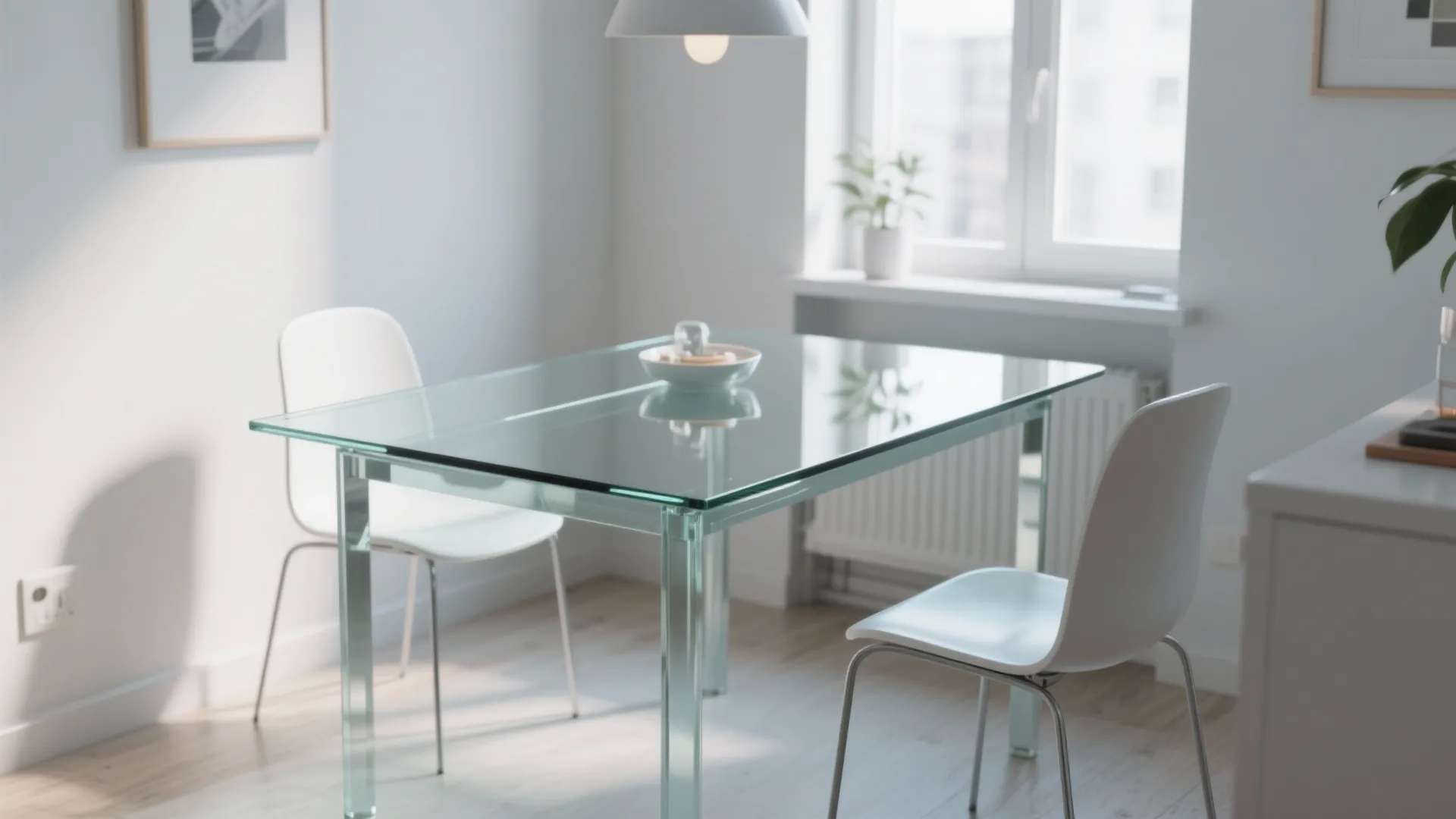 8. Glass Tables for Visual Space