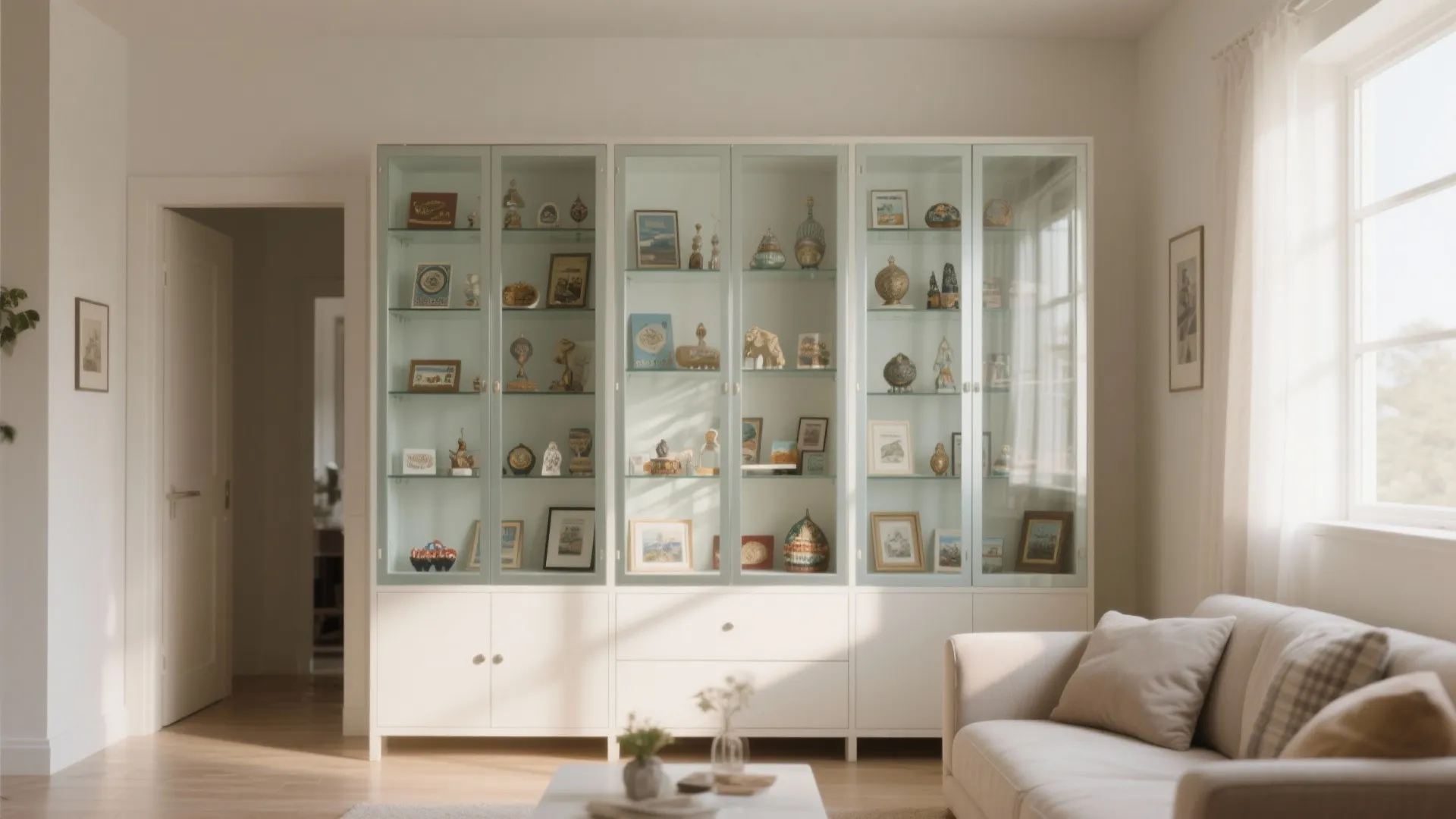 Glass-front Display Almirah