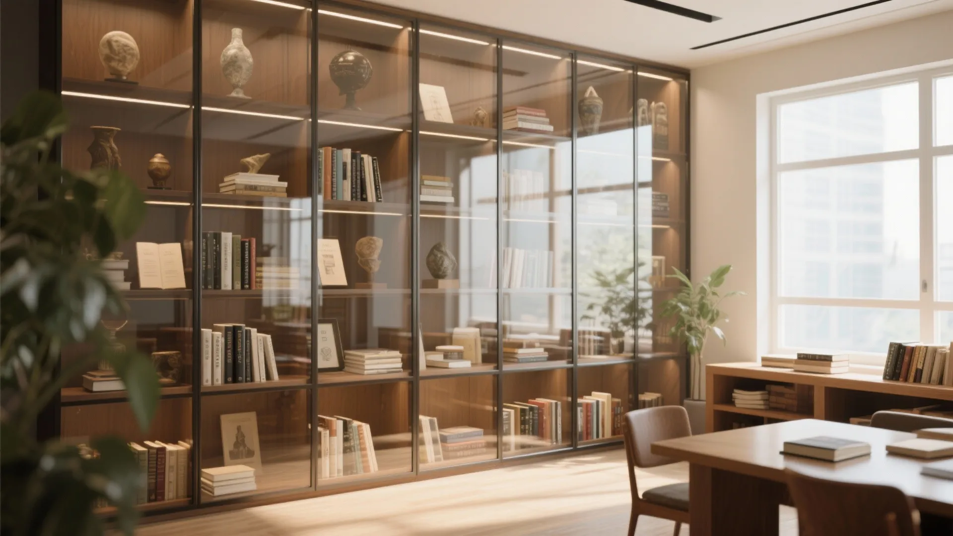 Glass-fronted Display Cabinets