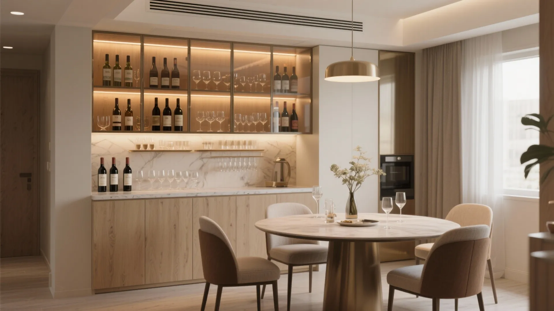 5. Glass Display Bar