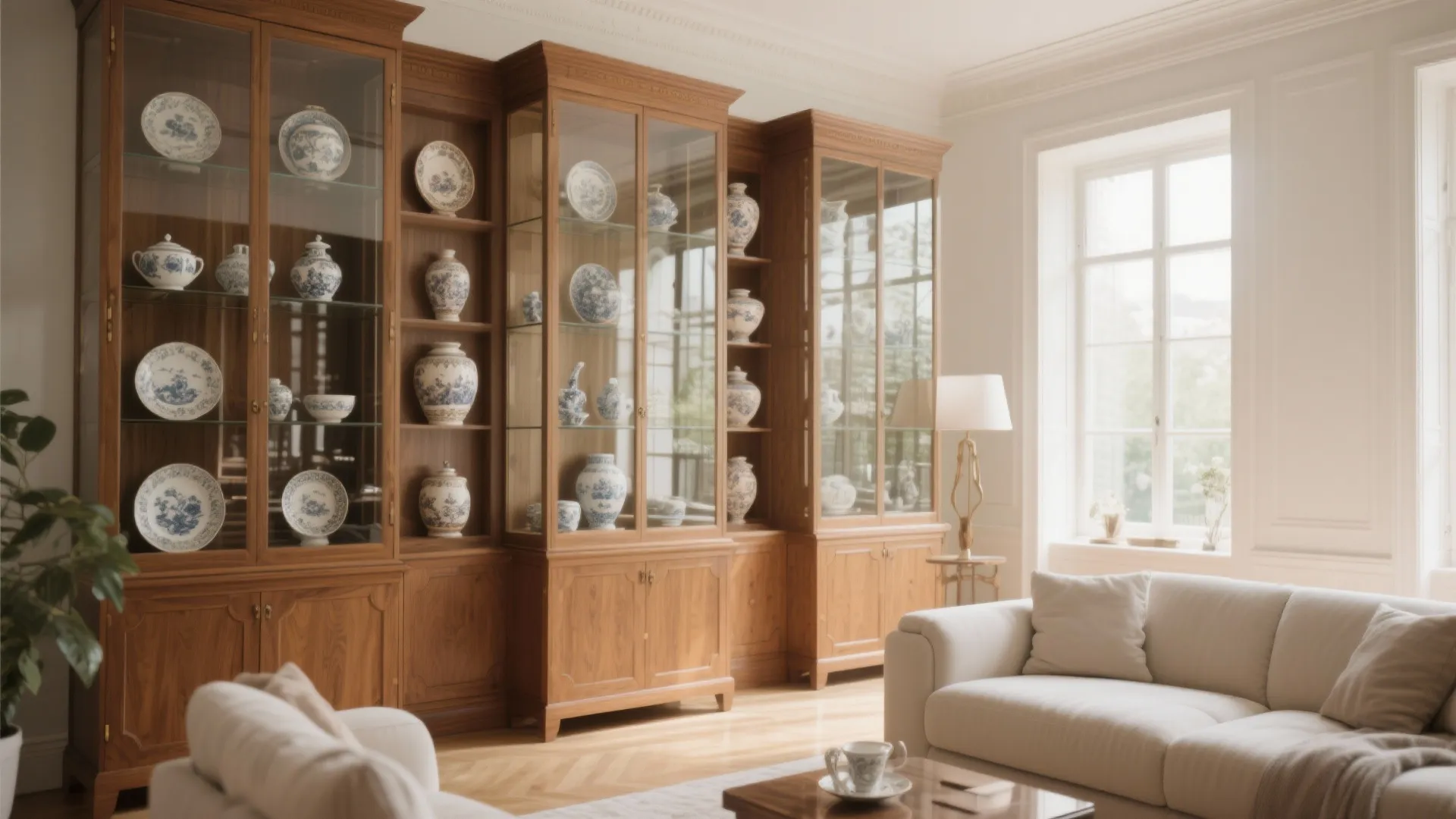 Glass-Front Display Cabinets