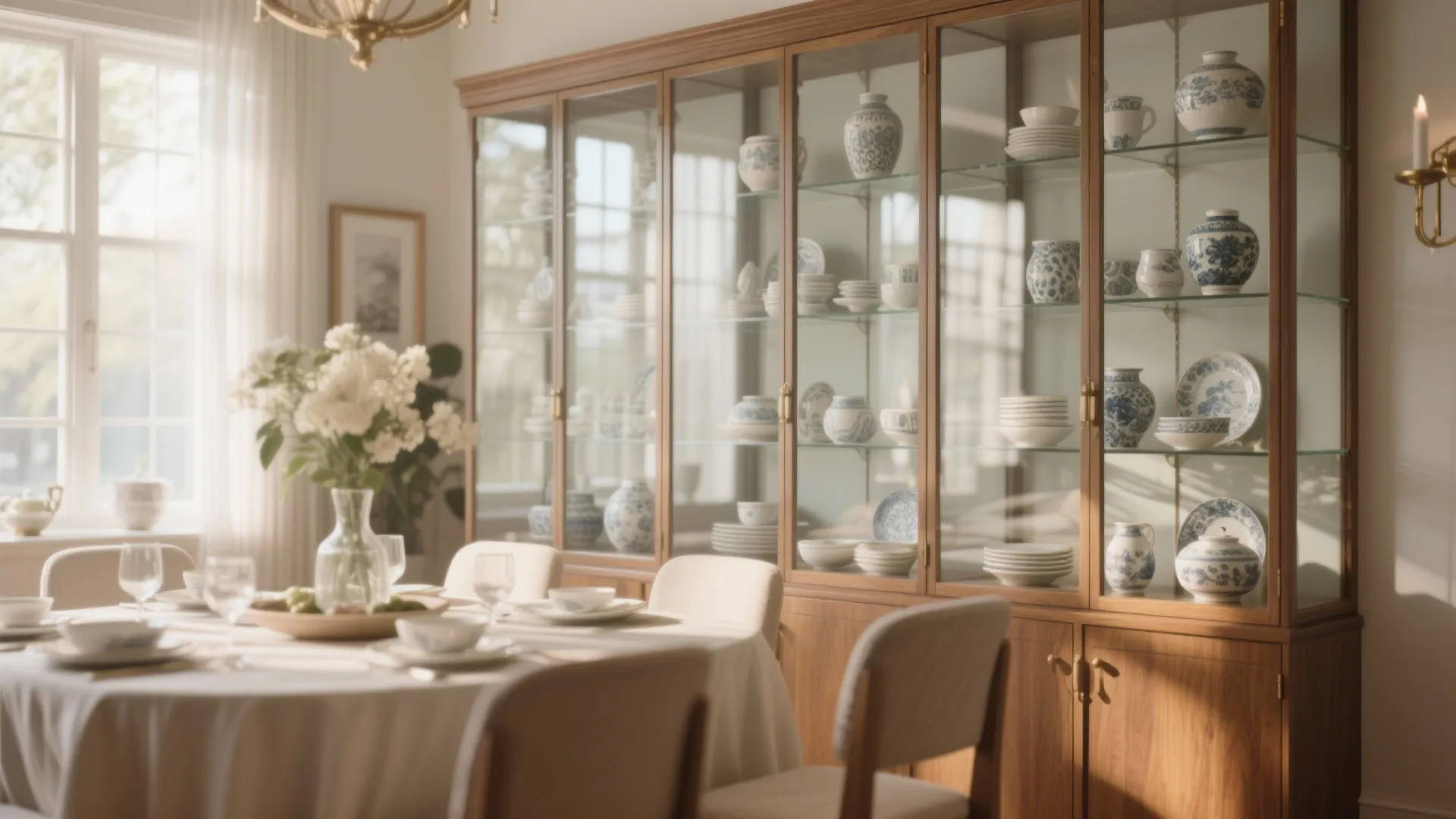 2. Glass-front Display Cabinets