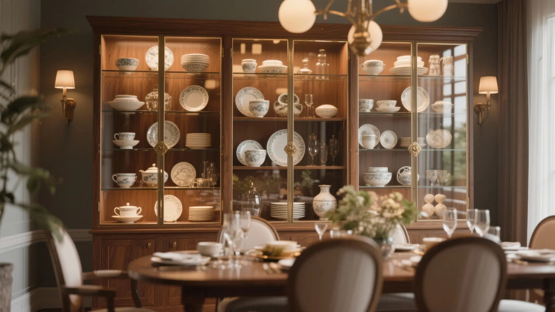 4. Glass-front Display Cabinets