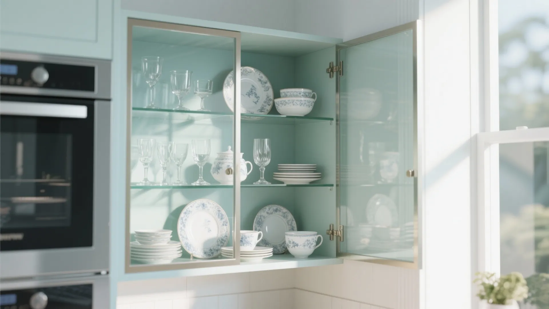 10. Glass Display Corner