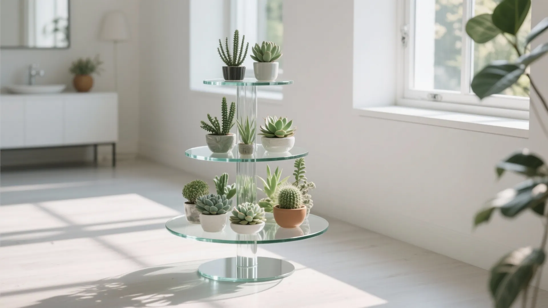 5. Glass Display Stand