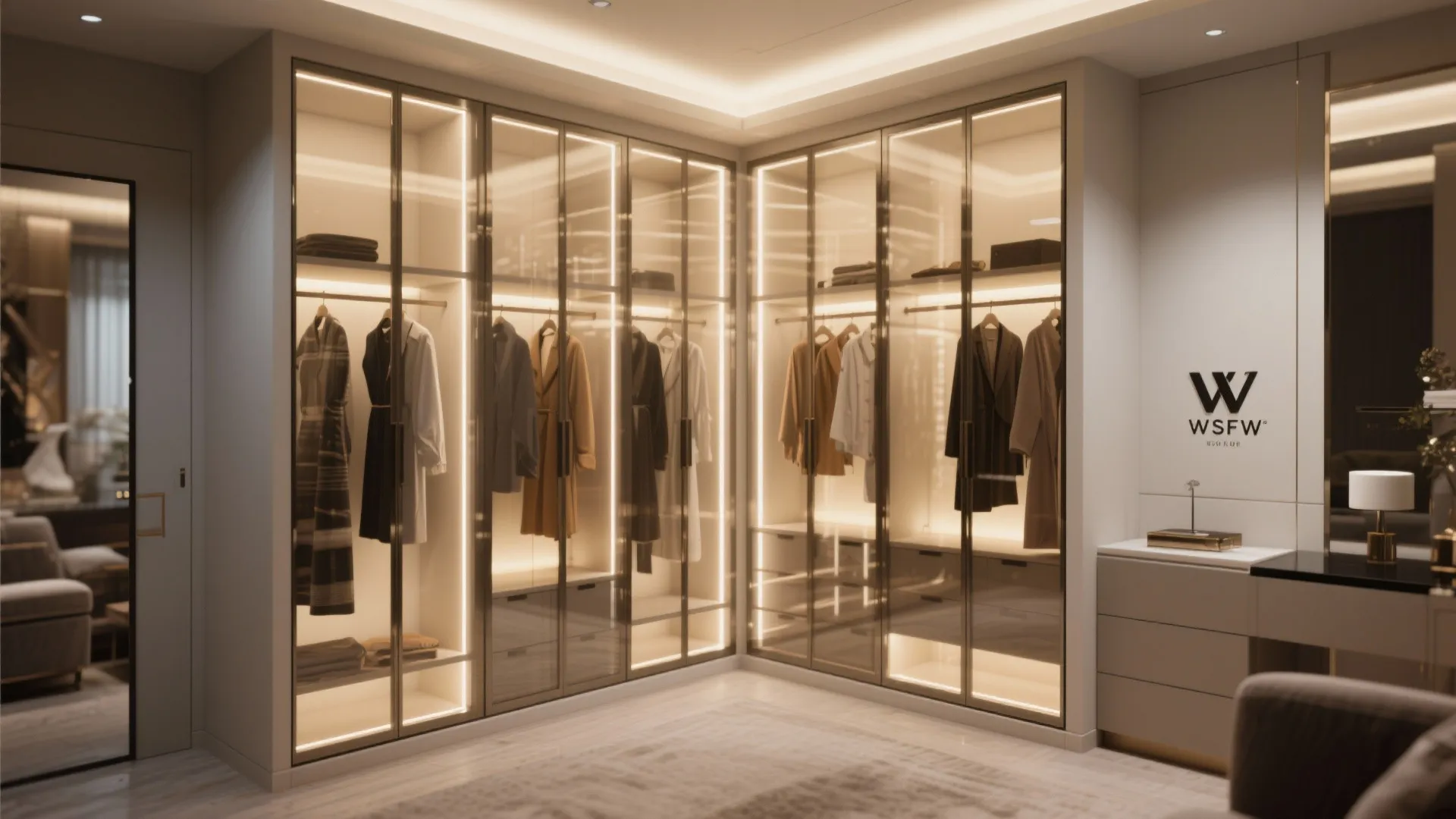 Glass Front Display Wardrobe