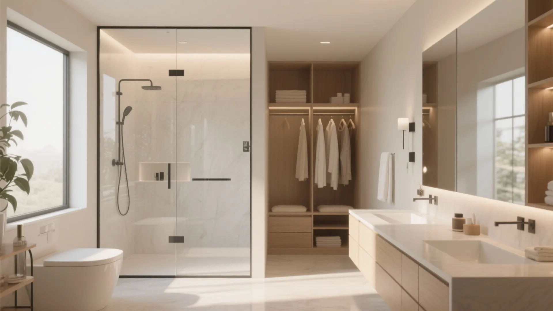 1. Combine Zones with a Glass Divider