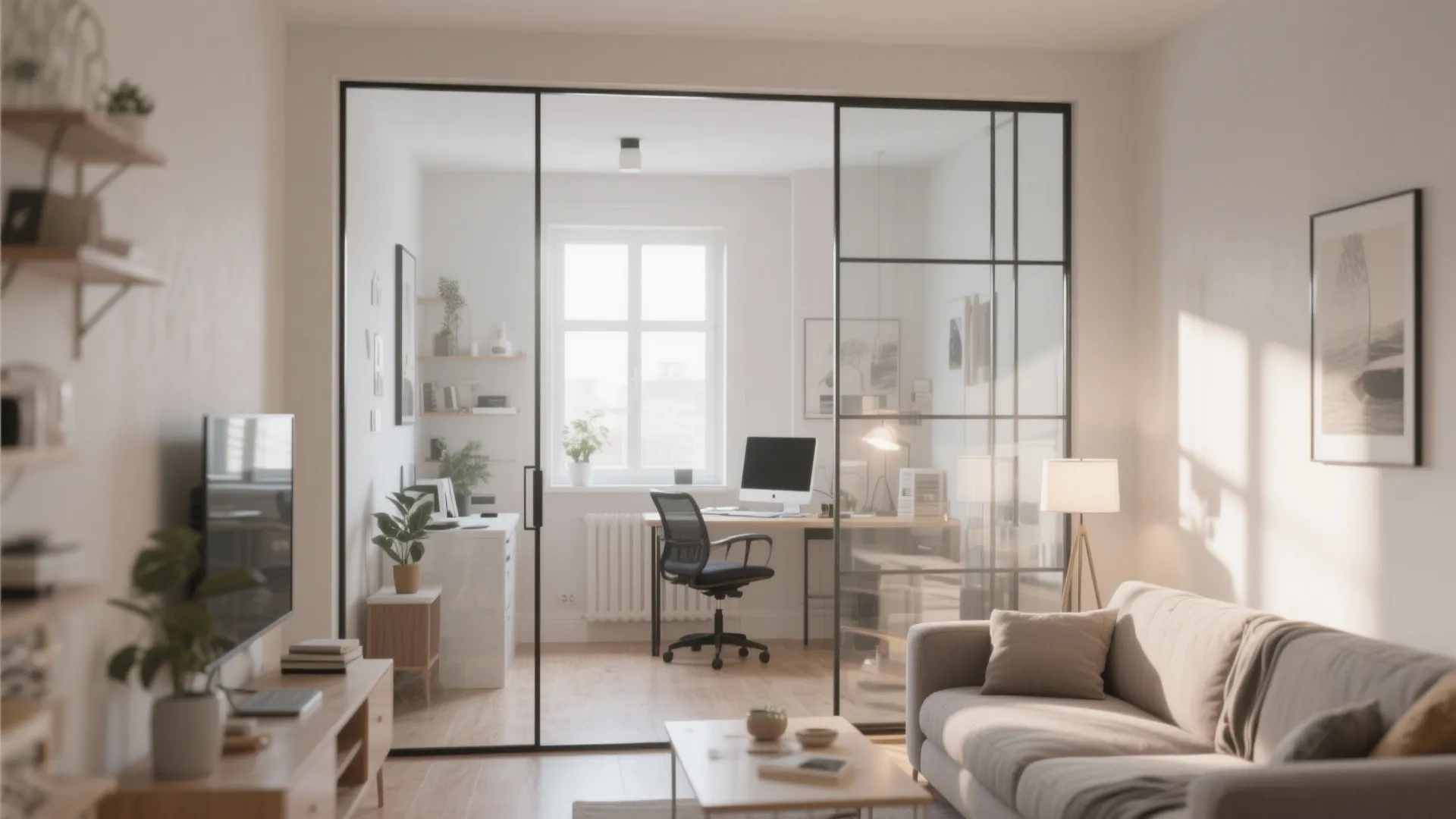 5. Glass Room Dividers