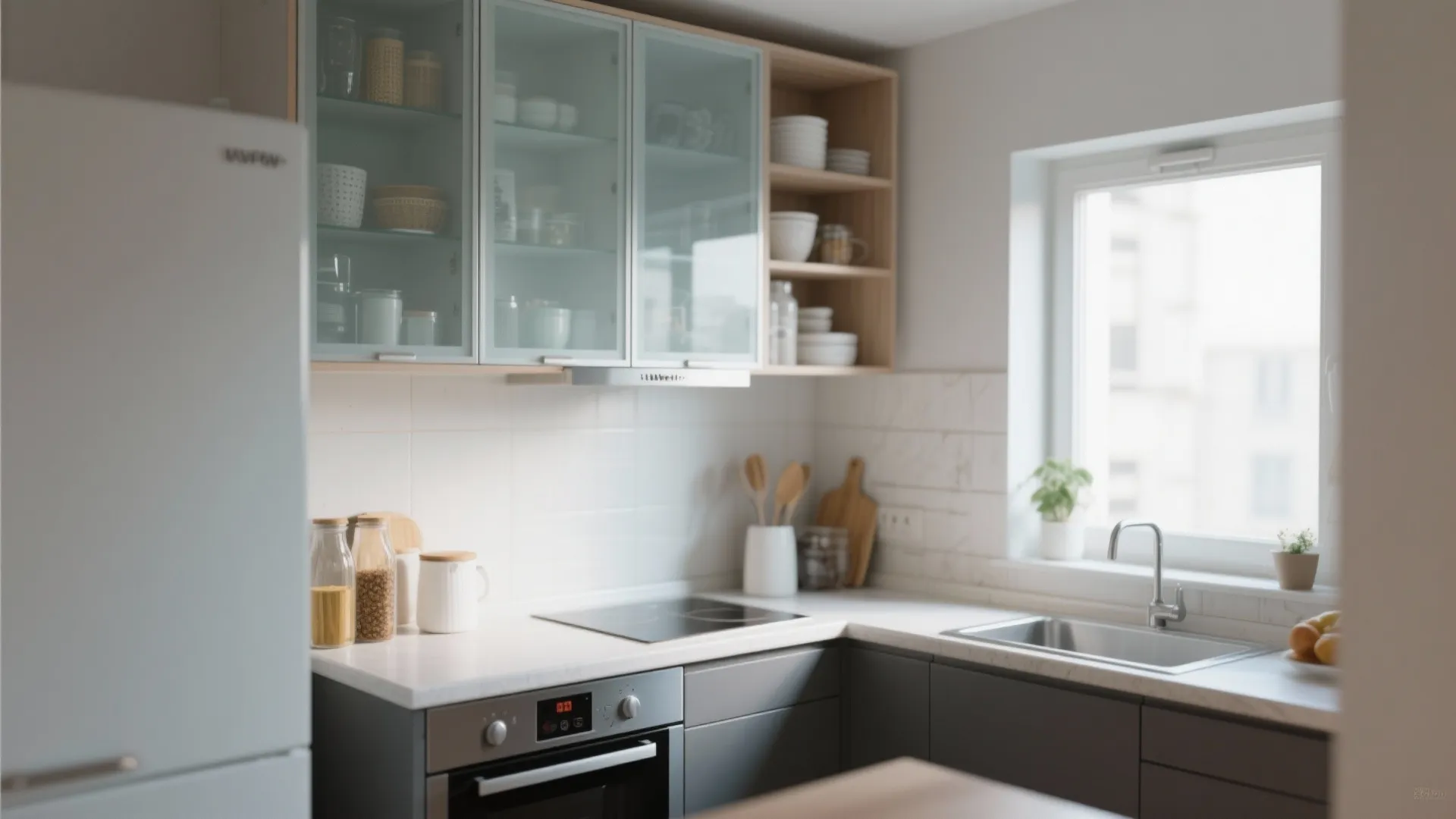 7. Glass Front Doors