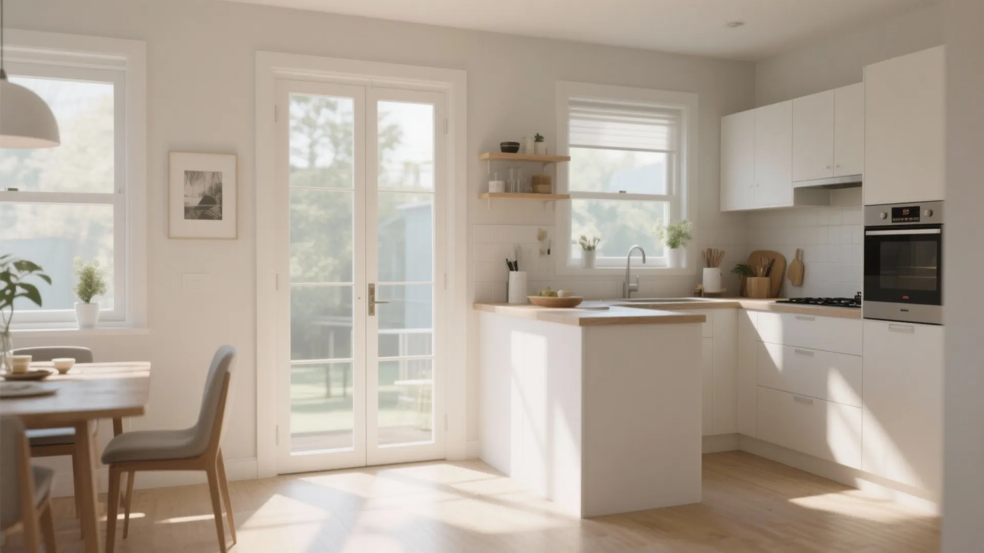 9. Incorporate Glass Doors to Other Spaces