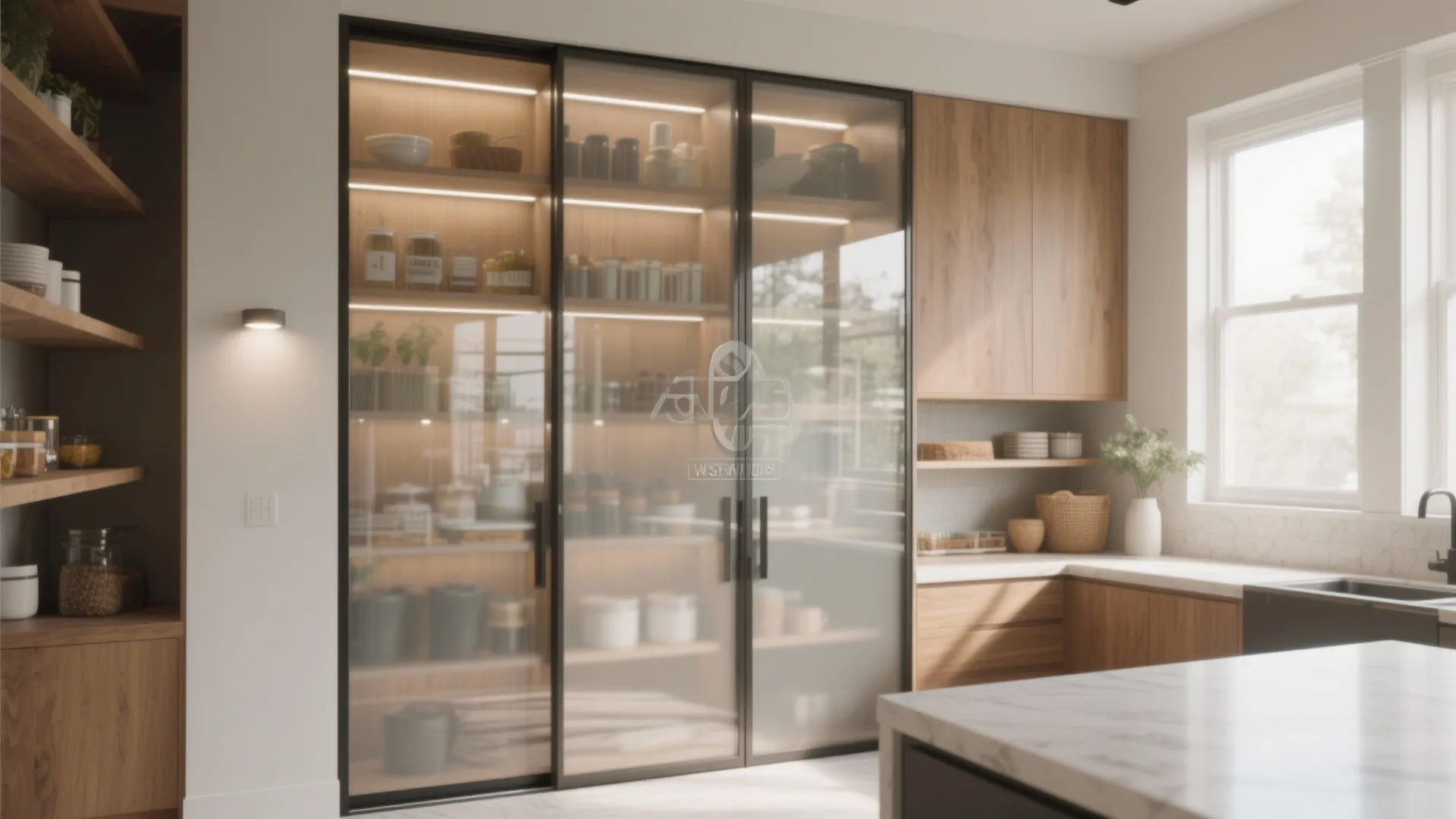 Glass Doors to Enhance Visibility