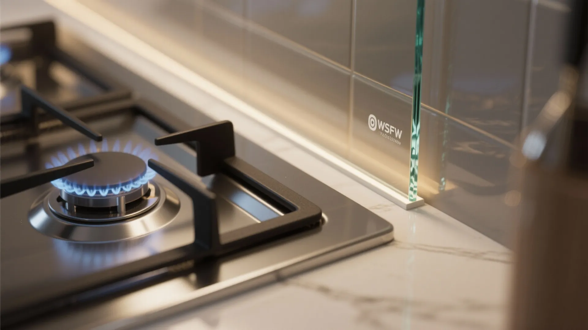 The Clear Light of a Glass Backsplash