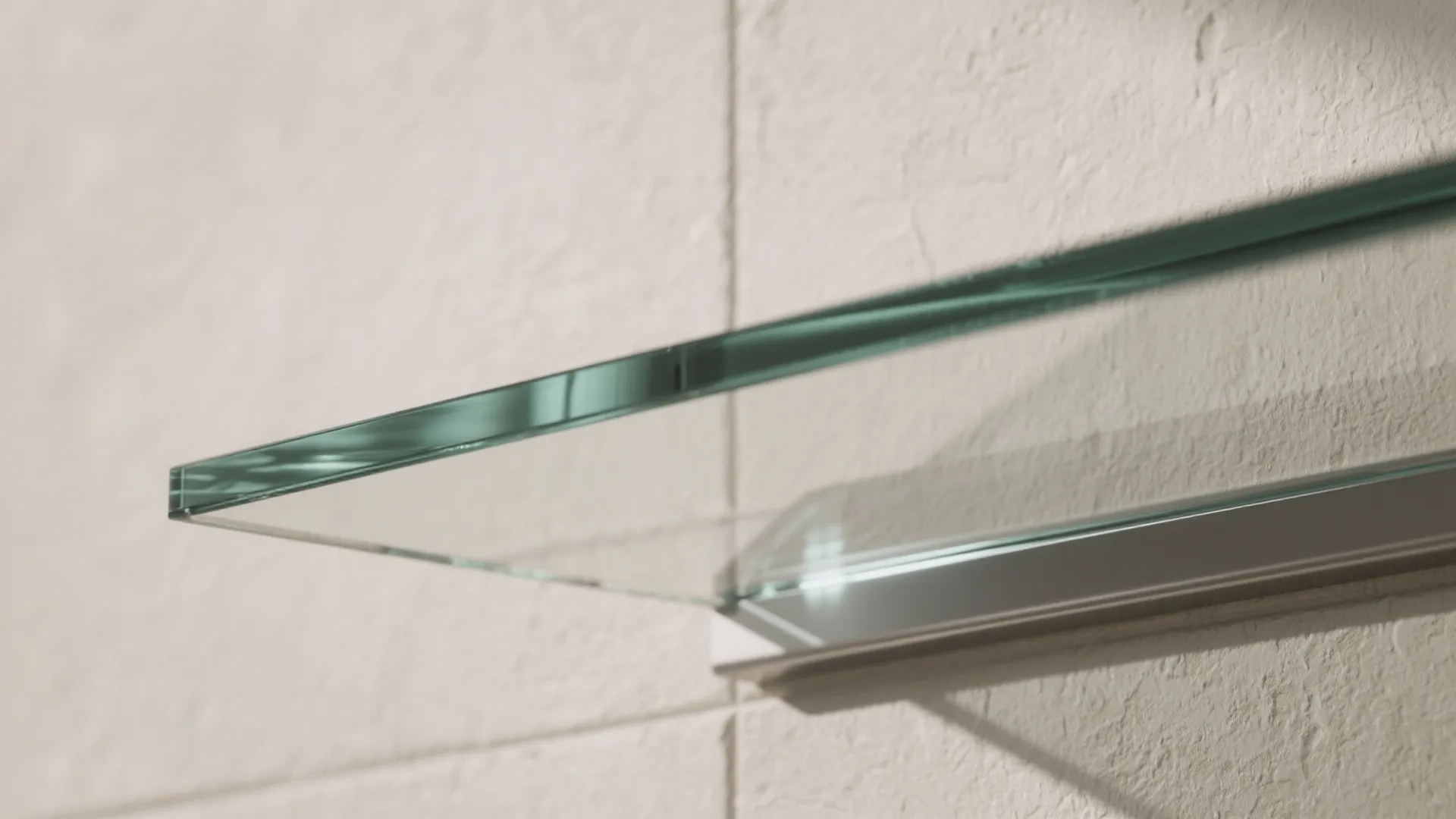 Glass Backsplash To Add Lightness