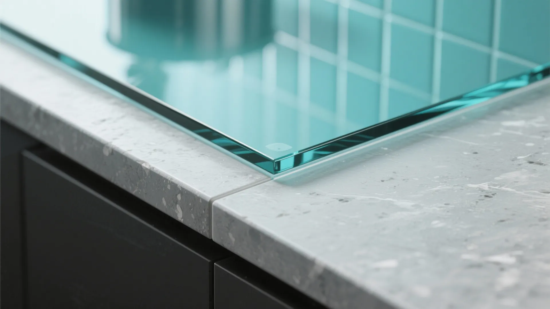 Glass Backsplash for Airy Light