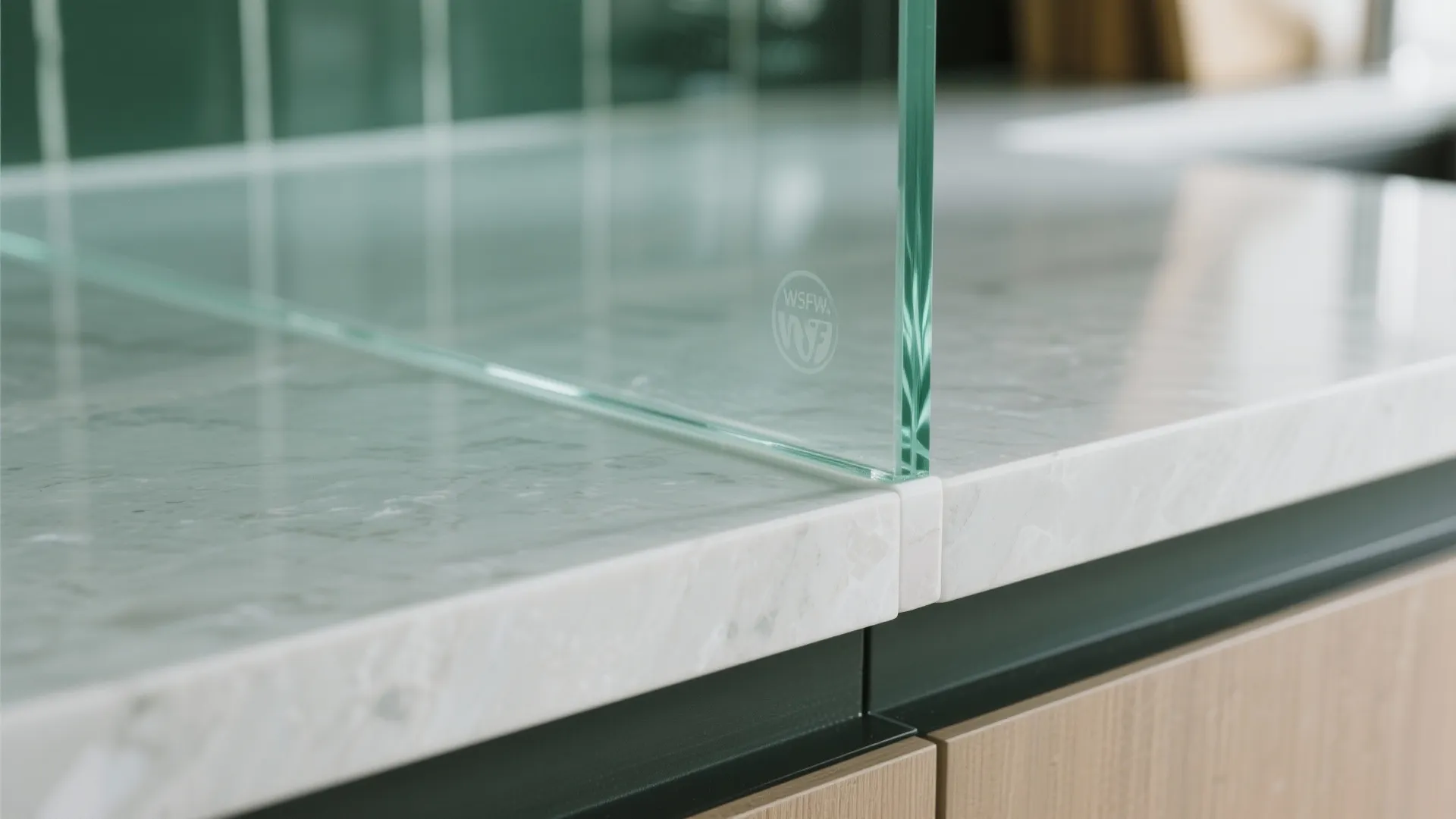 Glass Backsplash for Light and Easy Cleaning