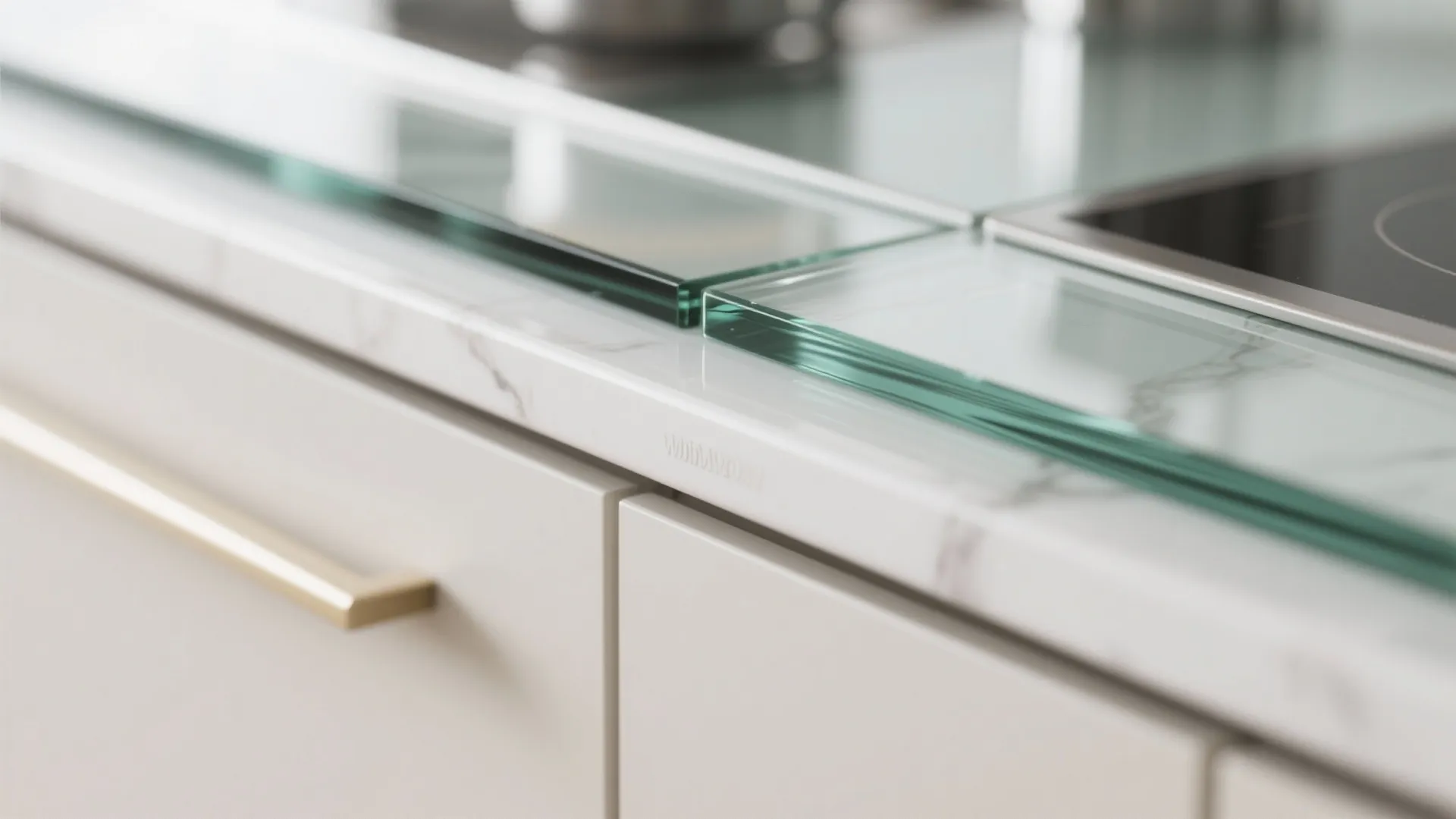 Glass Backsplashes For Light And Depth