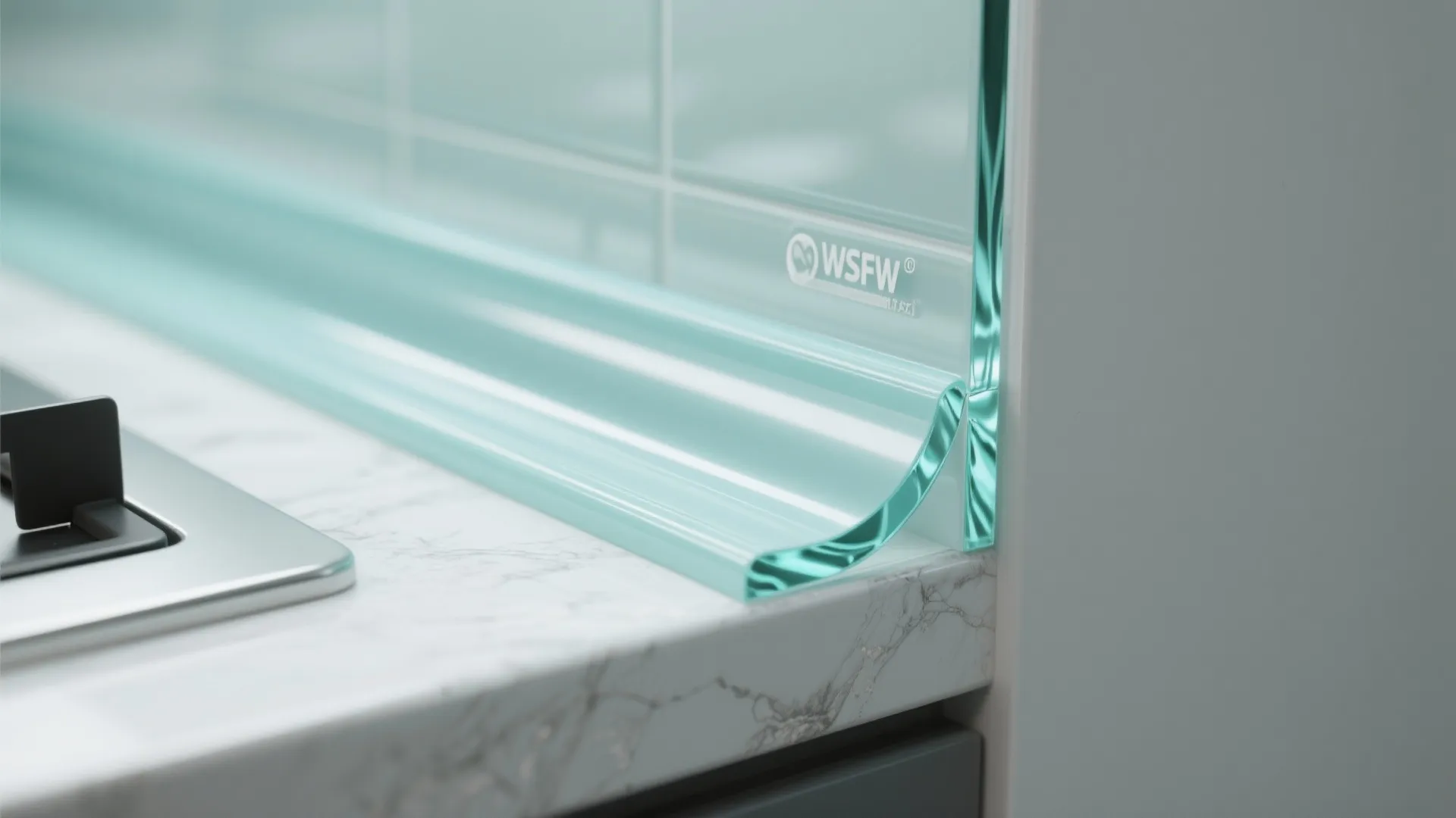 The Lightness of a Glass Backsplash