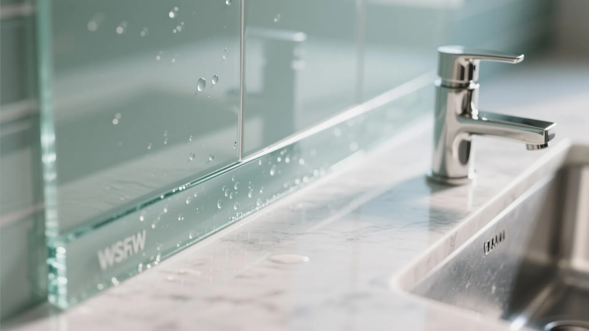 Glass Backsplash for Bright, Easy-to-Clean Surfaces