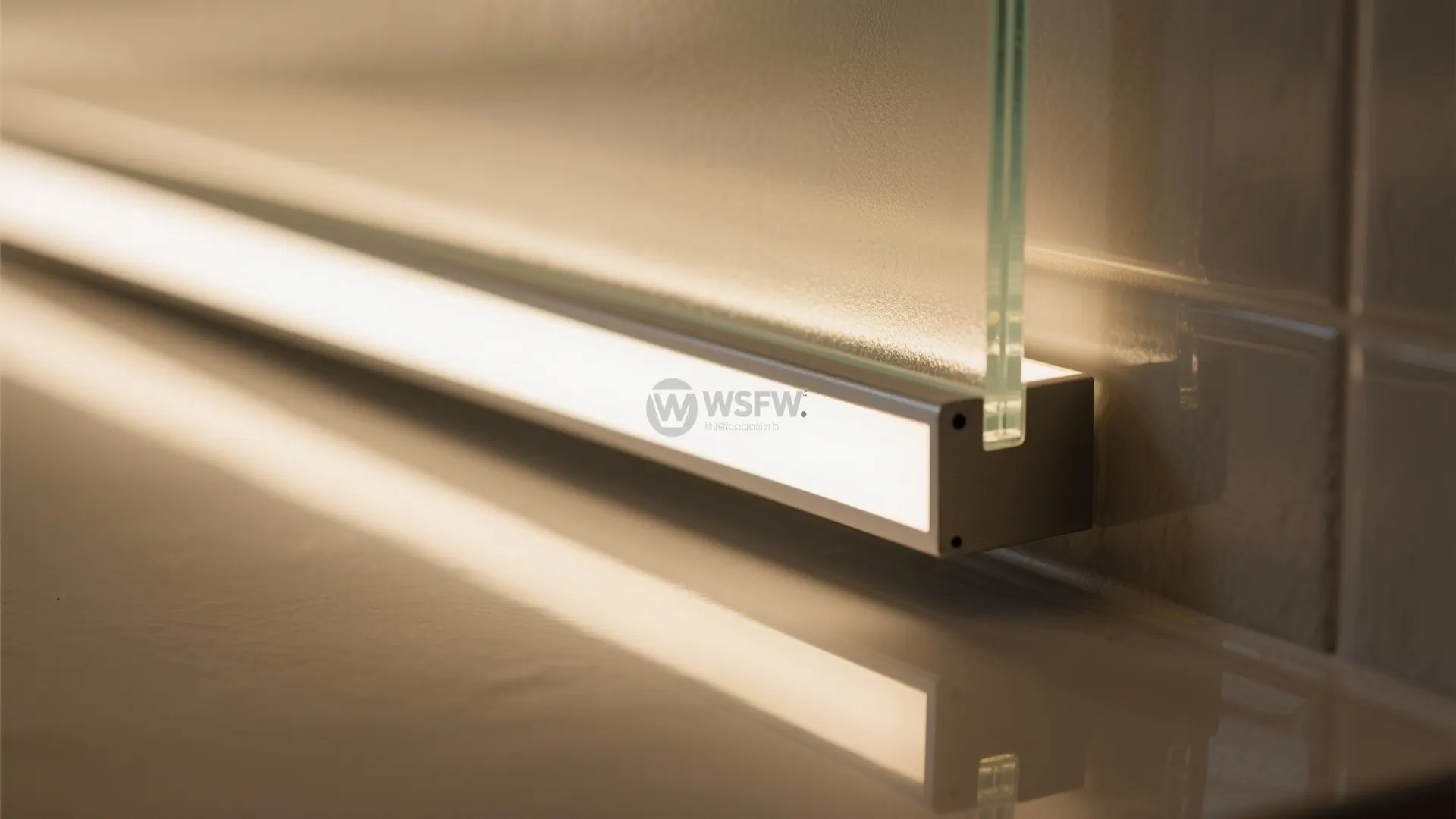 Glass Backsplash Glow for Depth