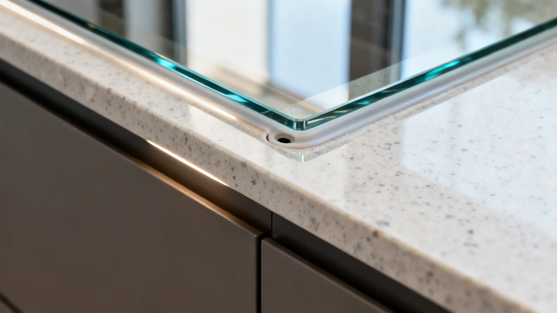 Glass Backsplash To Boost Light And Depth