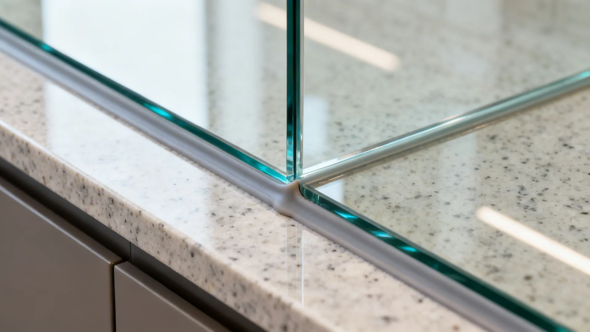 Glass Backsplash for More Light and Easy Cleanup