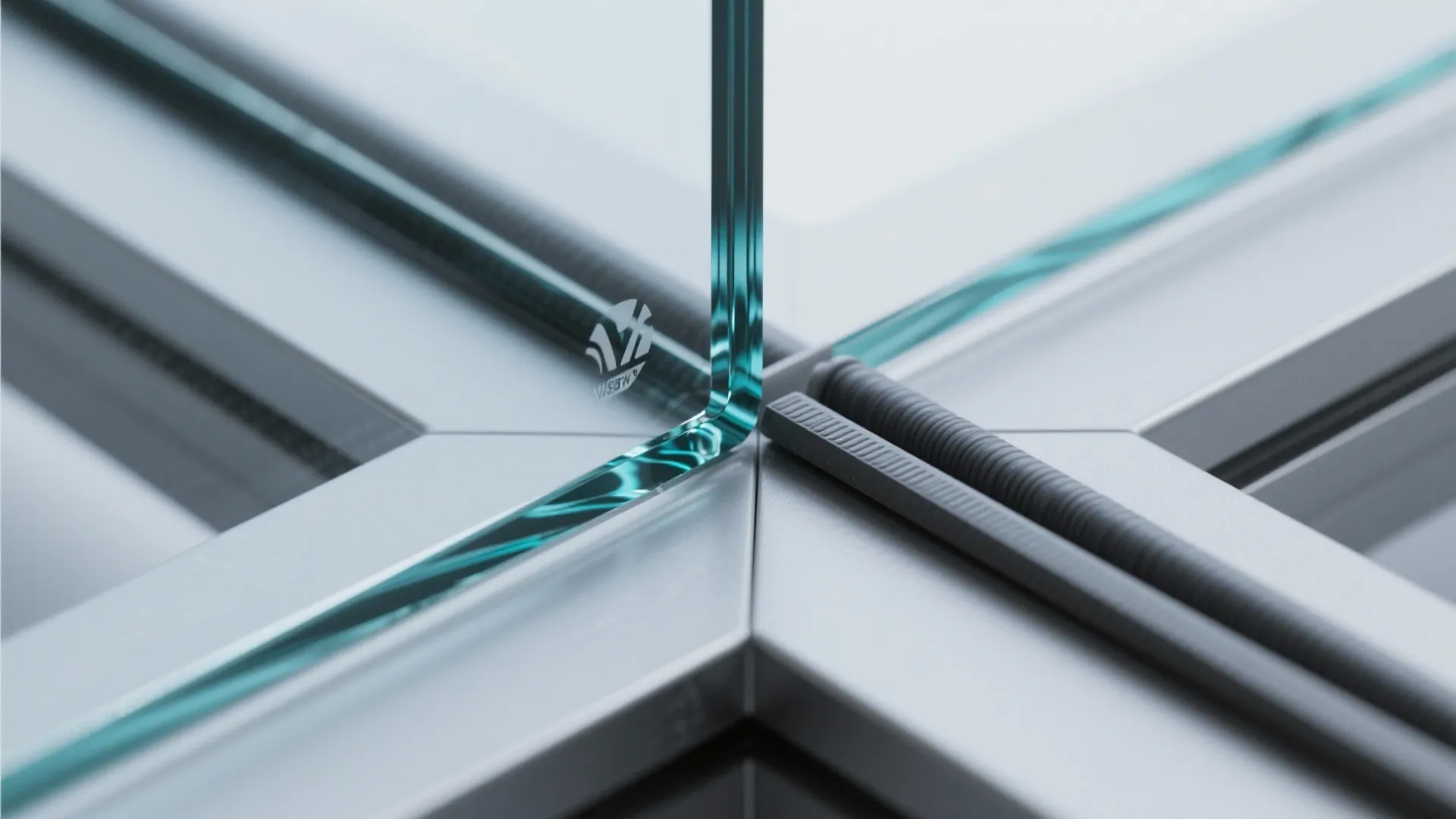 Minimalist glazing for bright balconies