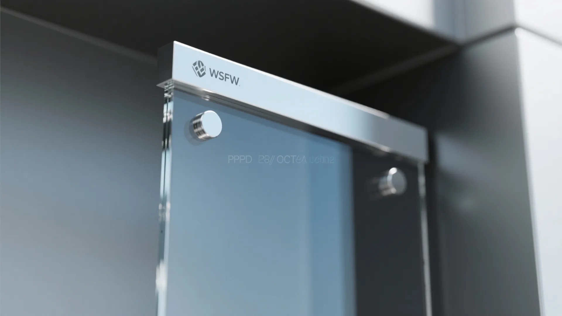 2) Clear Glass Panels with a Minimal Top Rail