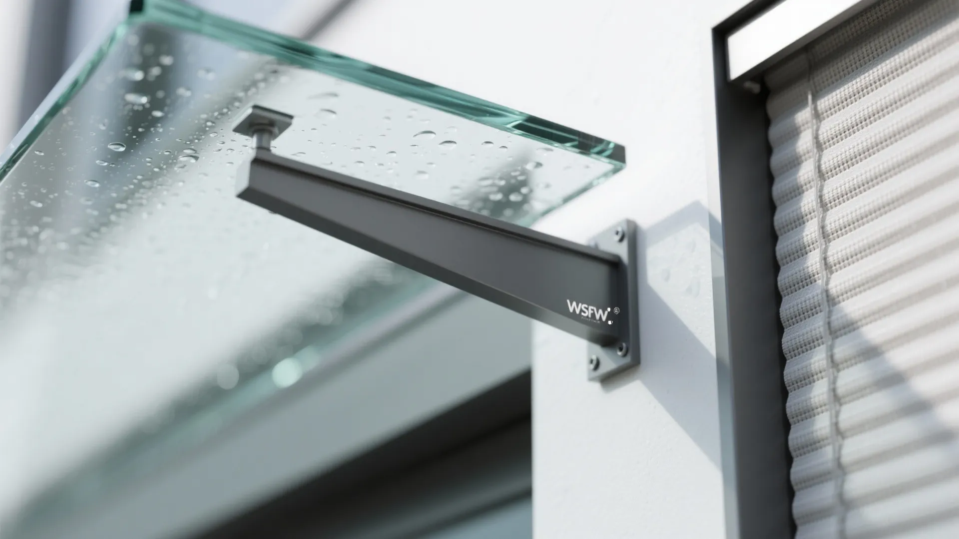 1) Slimline Glass Canopy for Daylight Protection