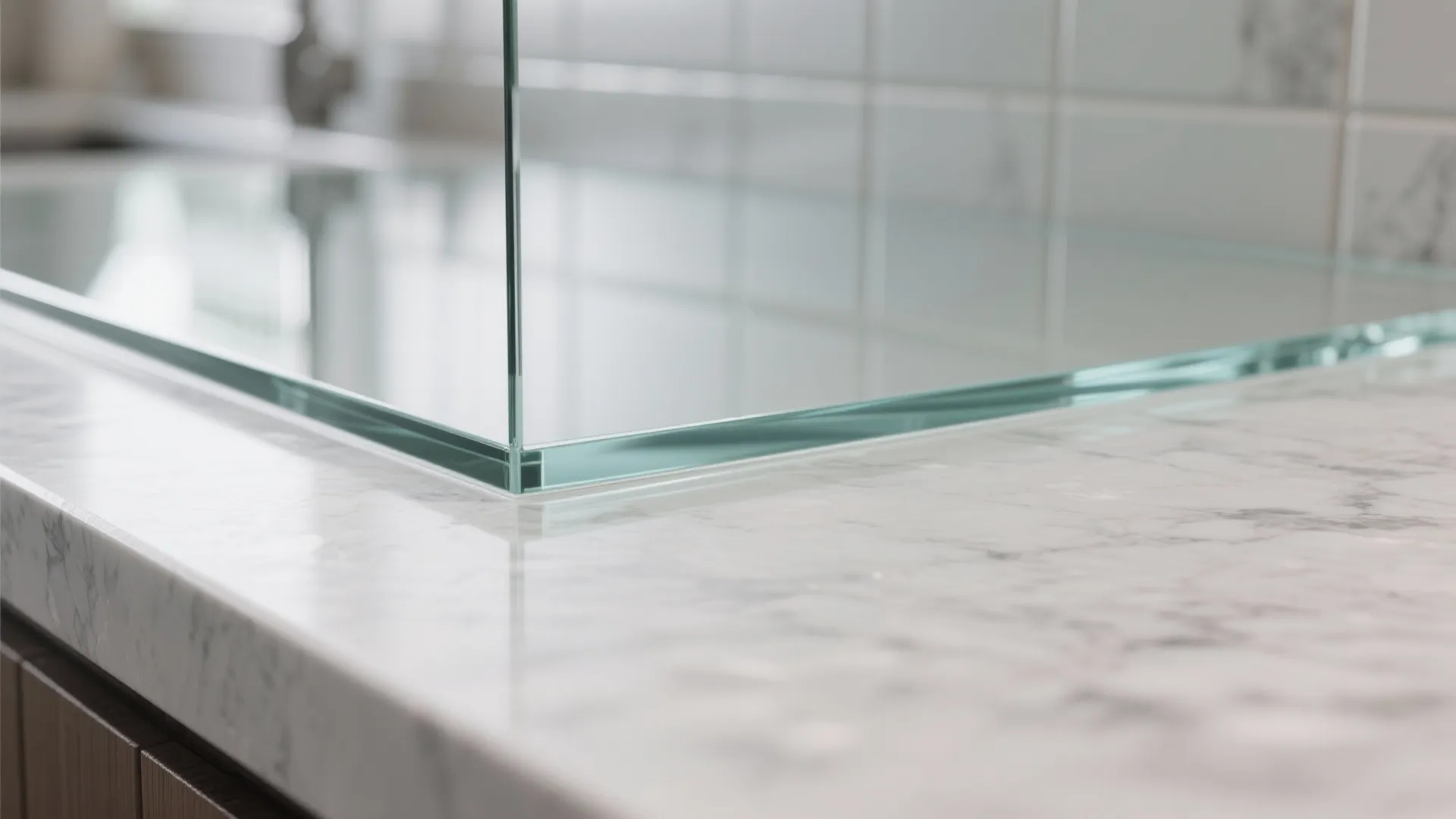 The Airy Effect of a Glass Backsplash