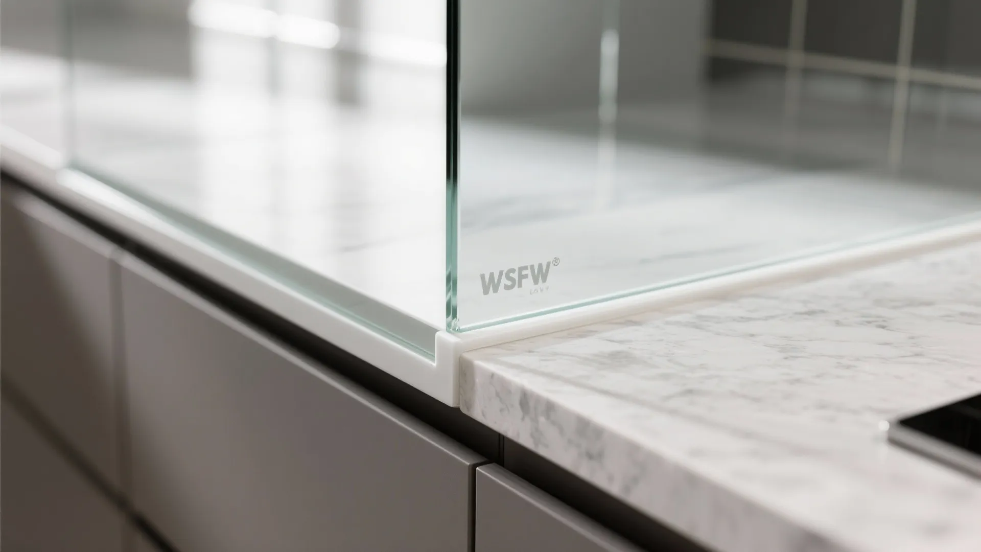 Glass Backsplash for Light and Easy Cleaning