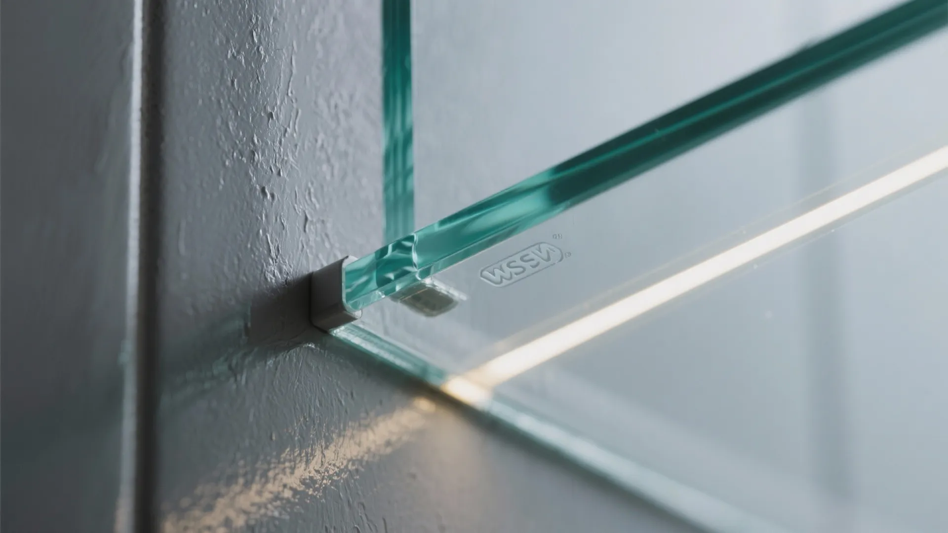 Glass Backsplash for Light and Depth