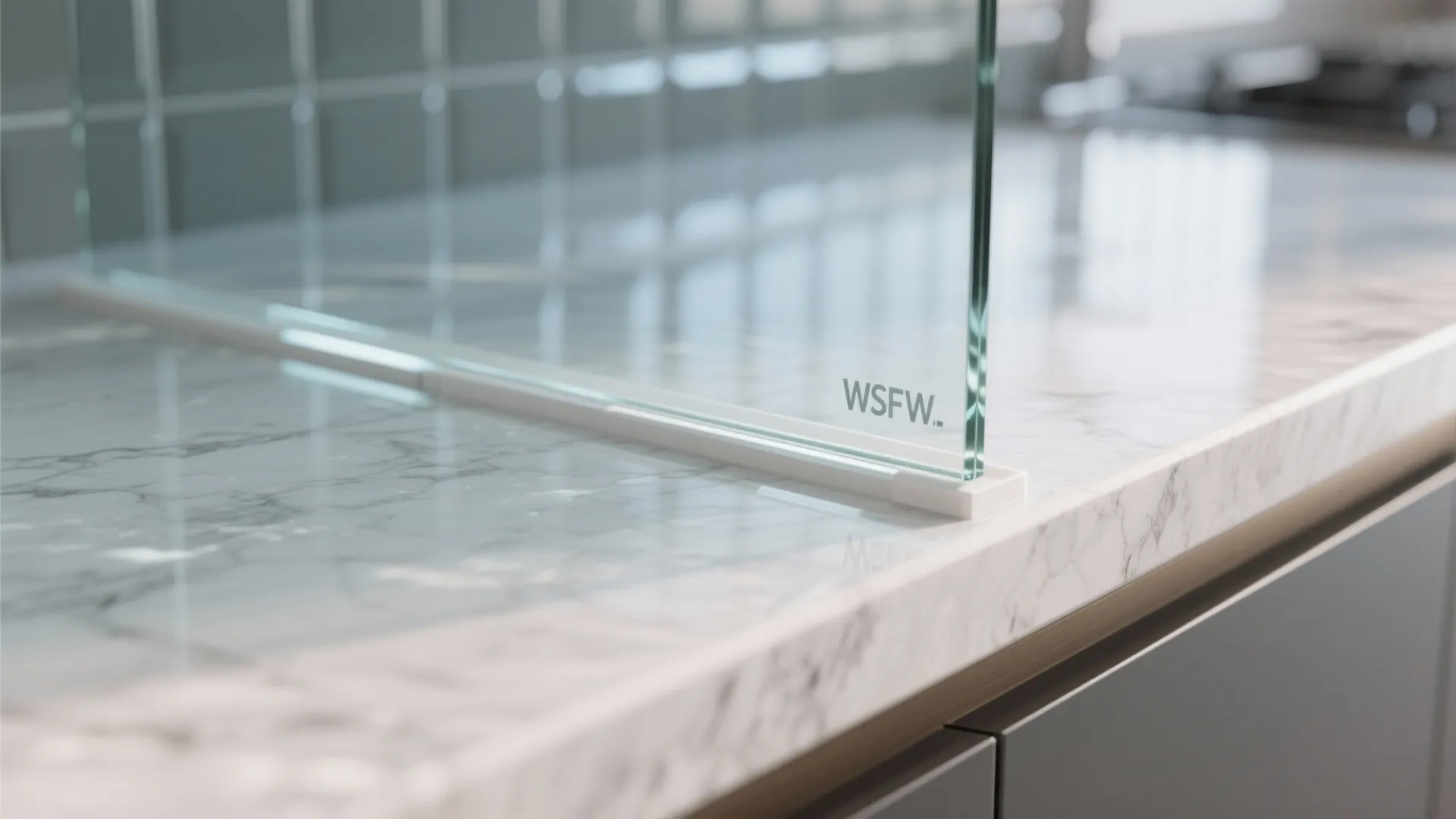 Glass Backsplash for Airy Light