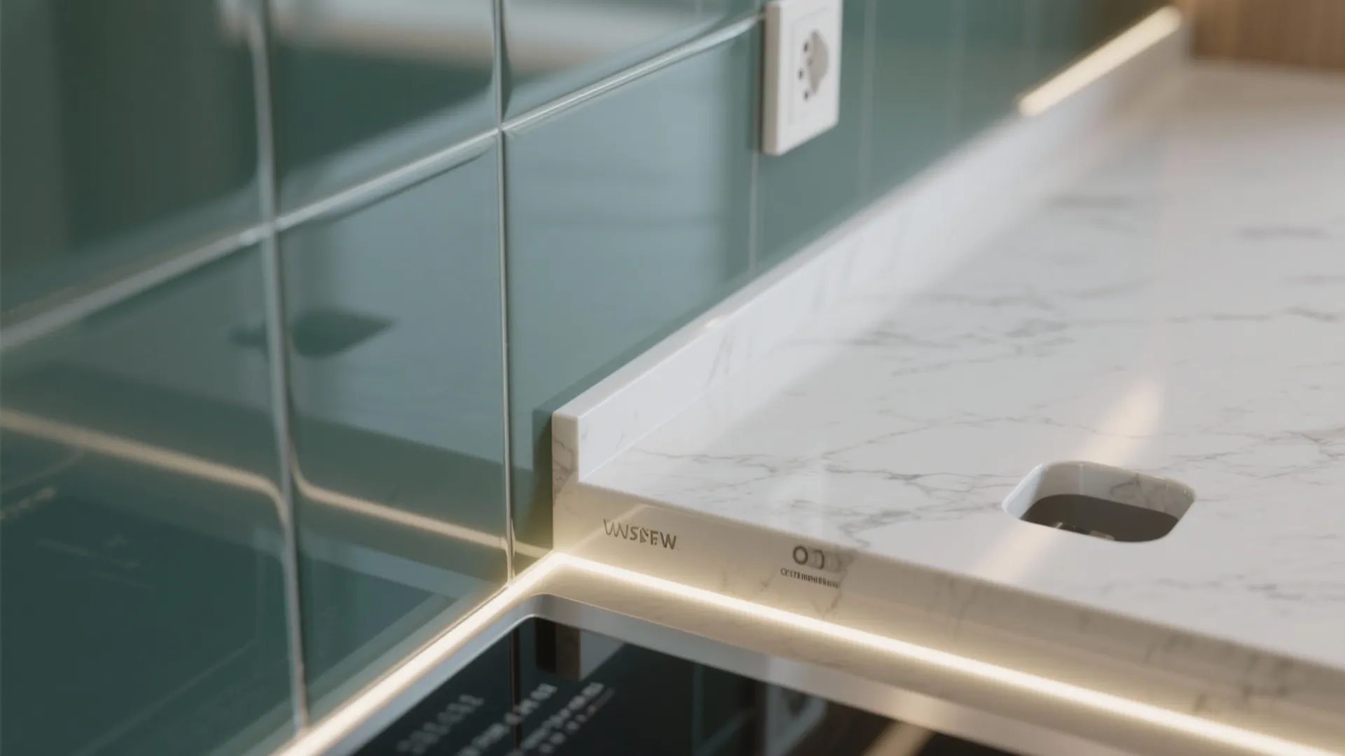 The Light Trick: Glass Backsplash for More Airy Space