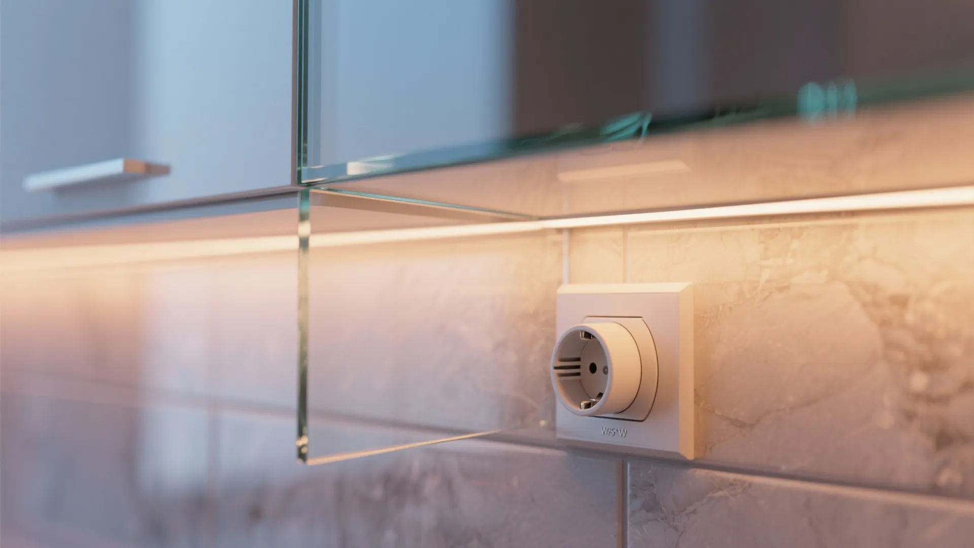 Glass Backsplash for a Brighter, Airier Cook Zone