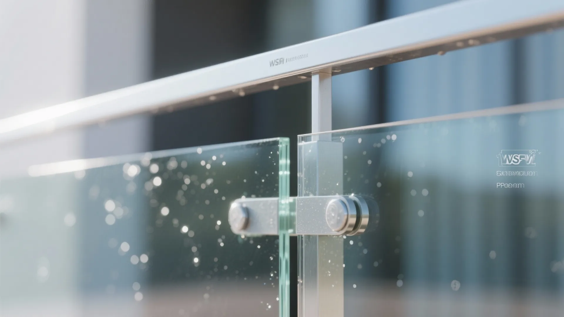 Glass Balustrade with Self-Cleaning Coating