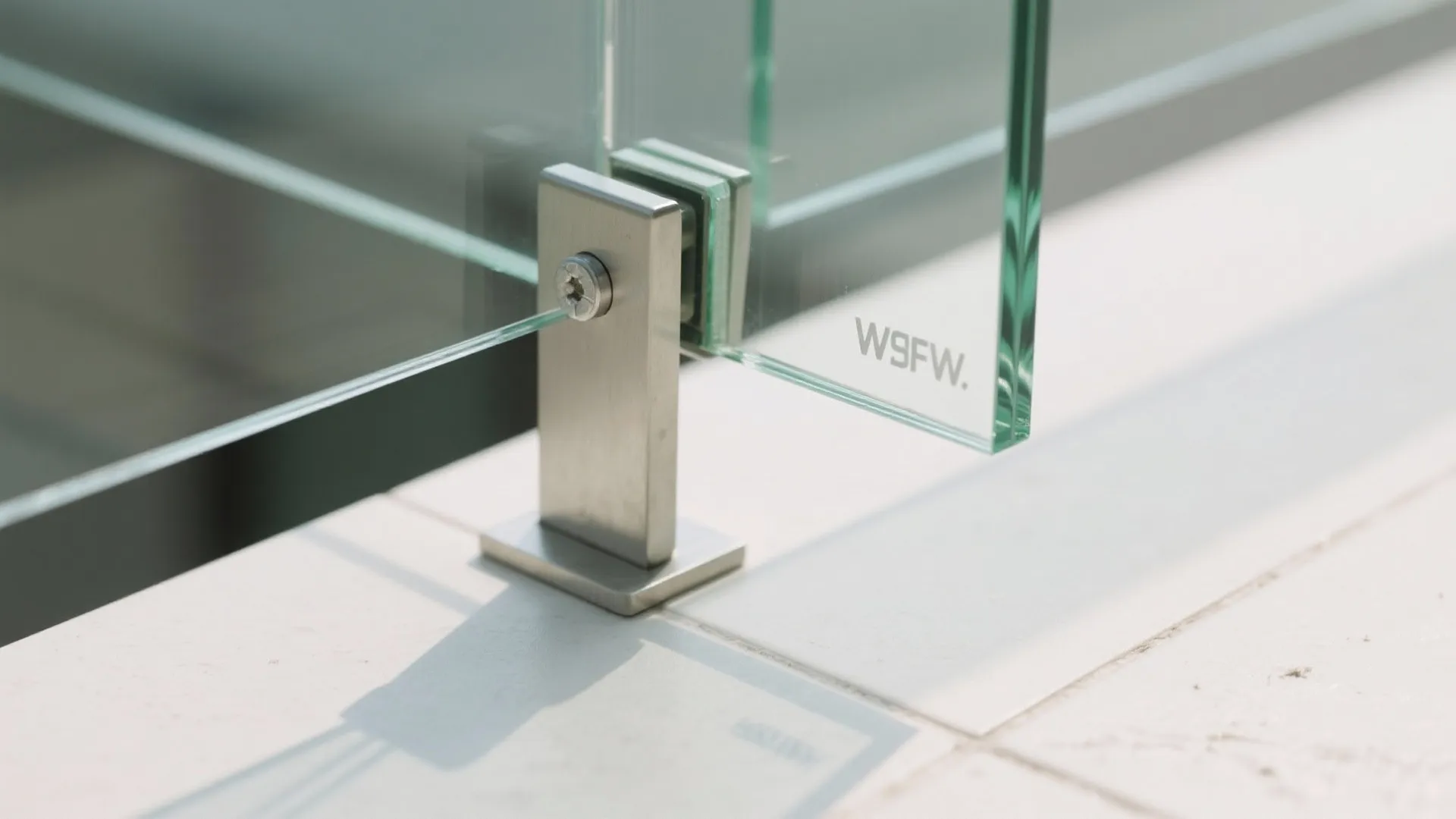 Glass balustrade + light floors for airy depth