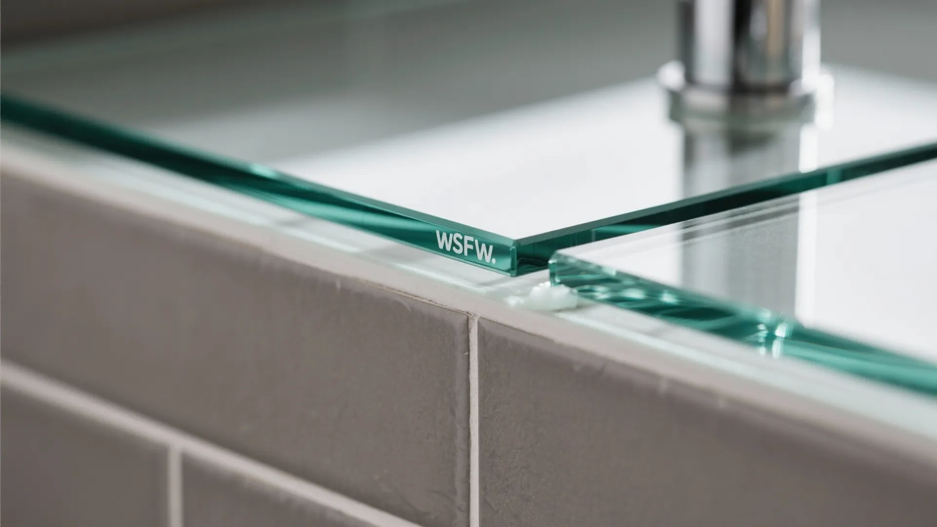 Glass Backsplash Clarity in Wet Zones